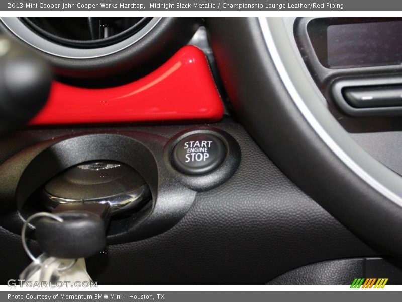Midnight Black Metallic / Championship Lounge Leather/Red Piping 2013 Mini Cooper John Cooper Works Hardtop