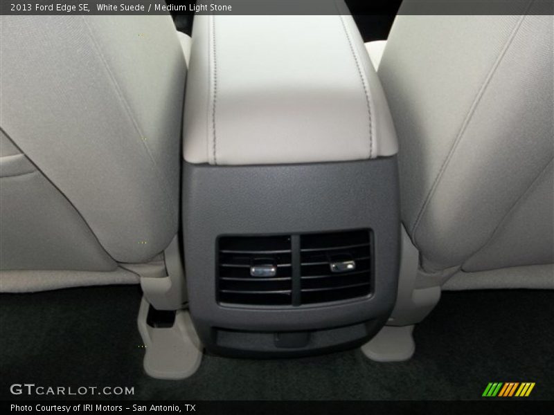 White Suede / Medium Light Stone 2013 Ford Edge SE