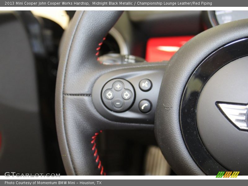 Controls of 2013 Cooper John Cooper Works Hardtop