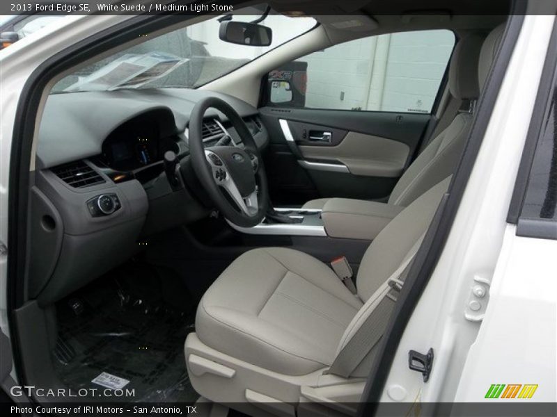  2013 Edge SE Medium Light Stone Interior