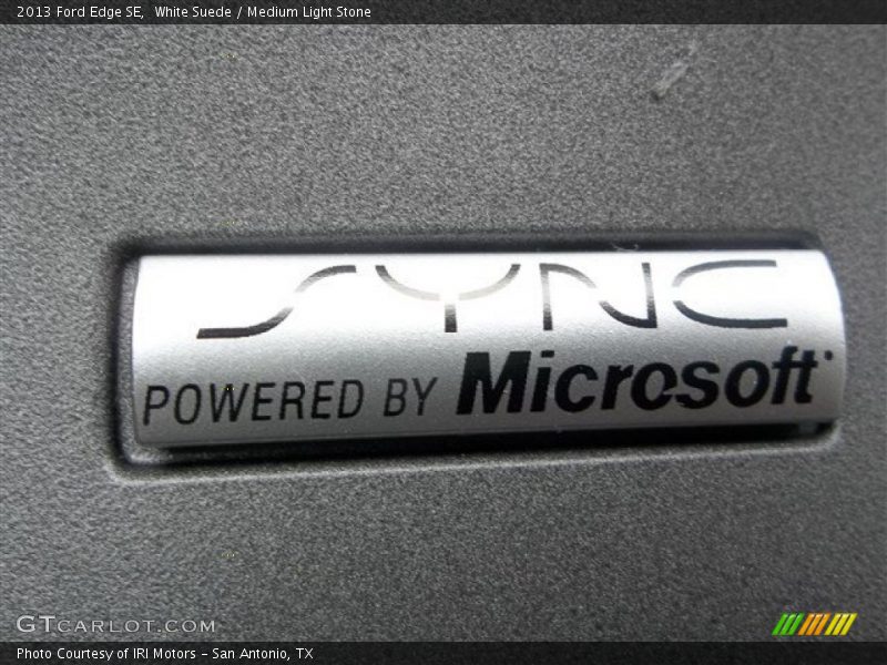 White Suede / Medium Light Stone 2013 Ford Edge SE