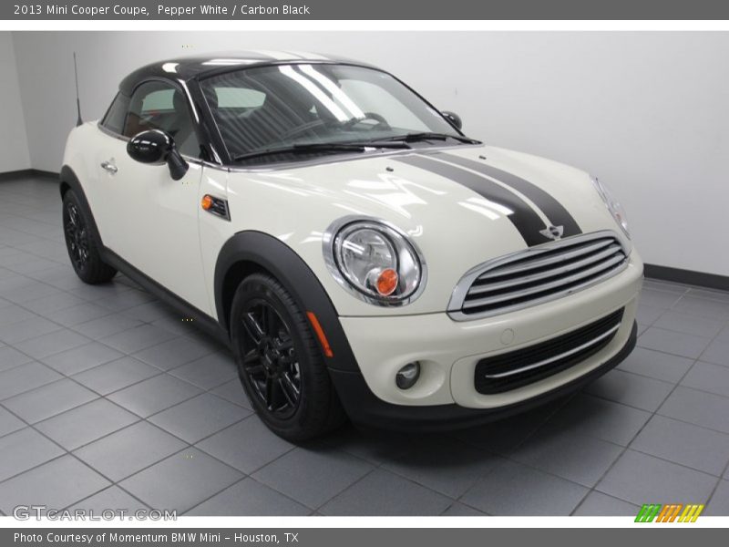 Pepper White / Carbon Black 2013 Mini Cooper Coupe