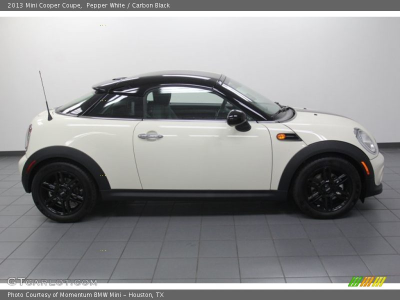 Pepper White / Carbon Black 2013 Mini Cooper Coupe