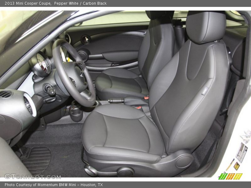 Pepper White / Carbon Black 2013 Mini Cooper Coupe