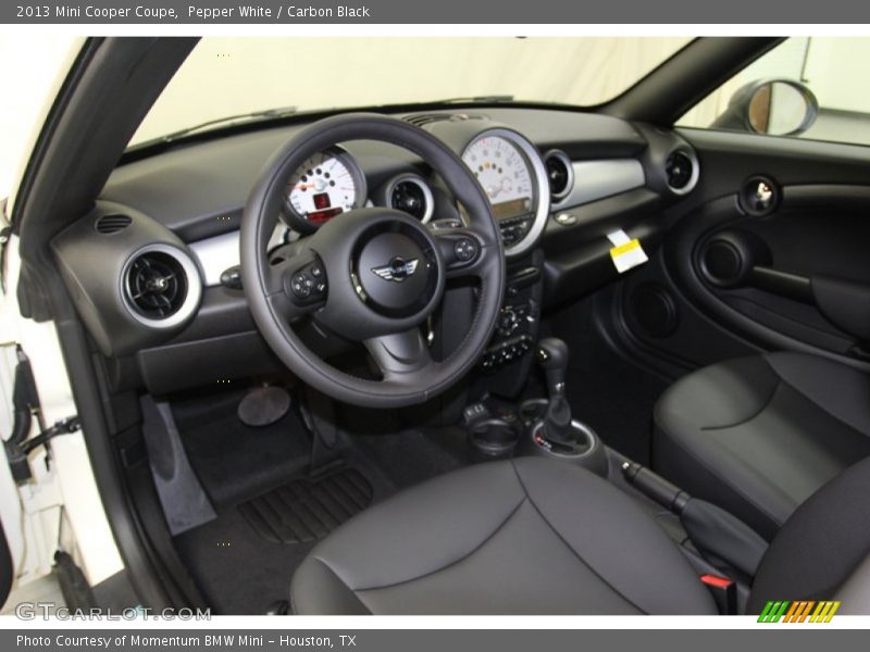 Pepper White / Carbon Black 2013 Mini Cooper Coupe