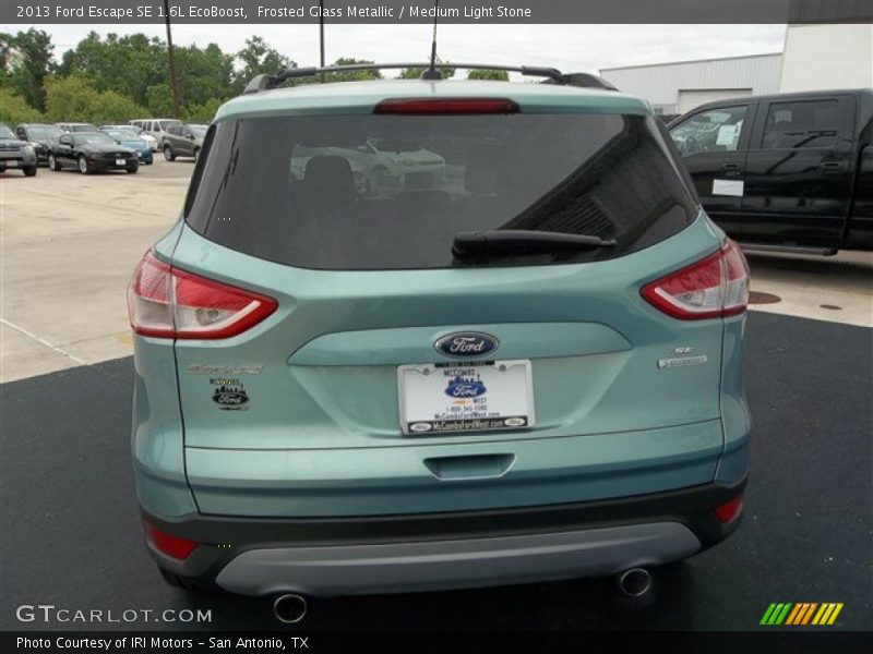 Frosted Glass Metallic / Medium Light Stone 2013 Ford Escape SE 1.6L EcoBoost