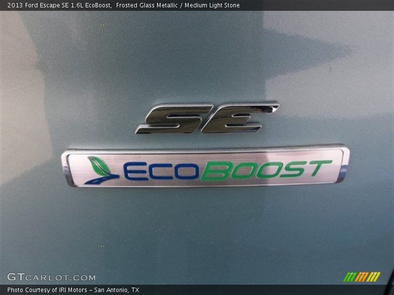 Frosted Glass Metallic / Medium Light Stone 2013 Ford Escape SE 1.6L EcoBoost