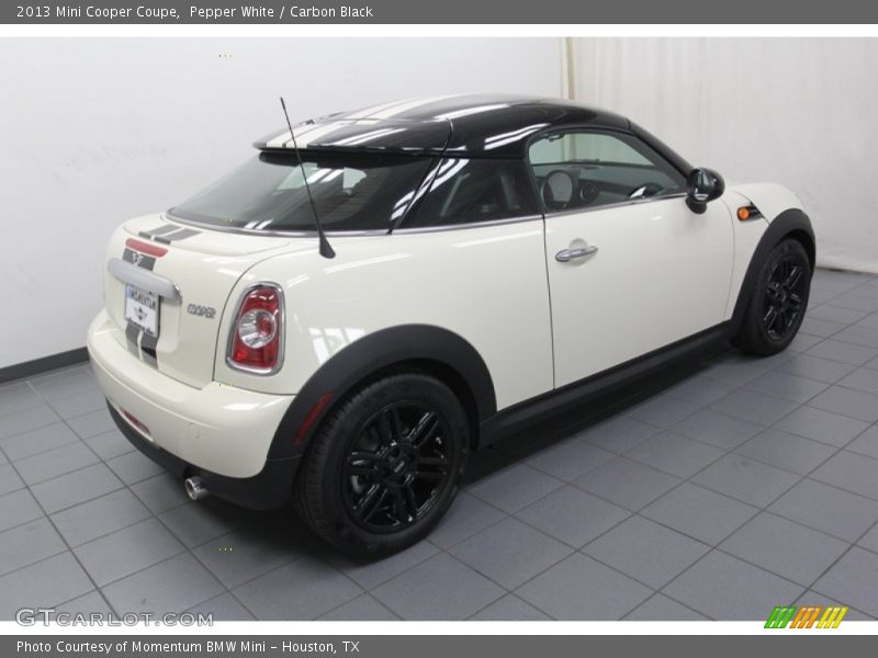 Pepper White / Carbon Black 2013 Mini Cooper Coupe