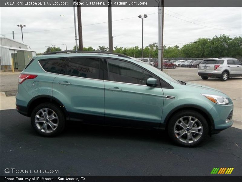 Frosted Glass Metallic / Medium Light Stone 2013 Ford Escape SE 1.6L EcoBoost