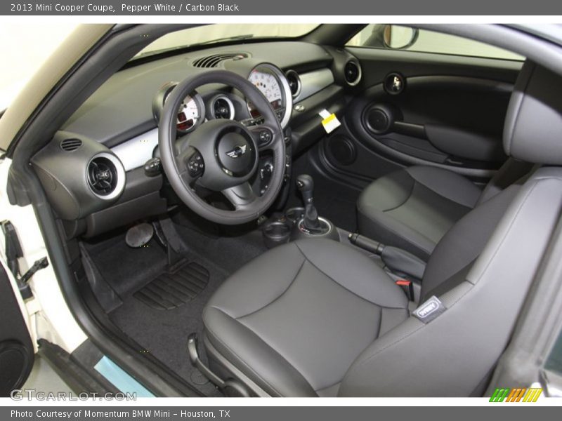 Pepper White / Carbon Black 2013 Mini Cooper Coupe