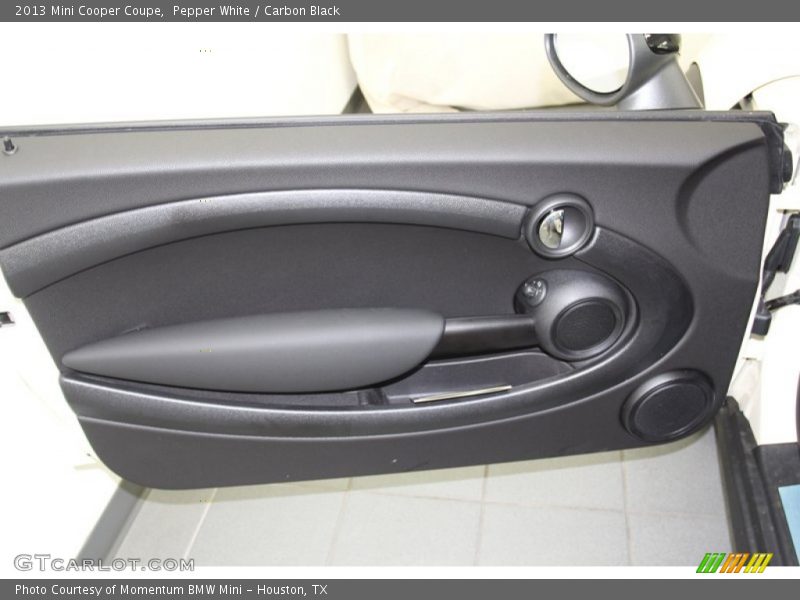 Pepper White / Carbon Black 2013 Mini Cooper Coupe