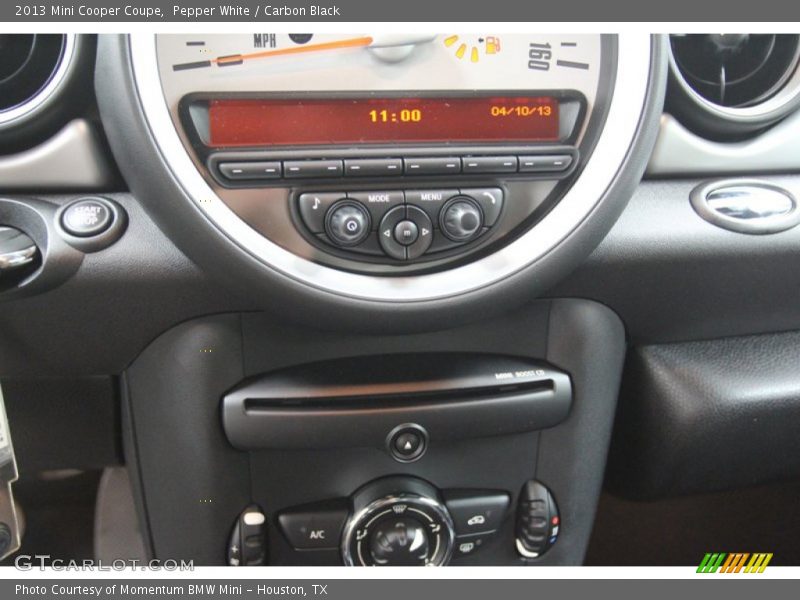 Pepper White / Carbon Black 2013 Mini Cooper Coupe