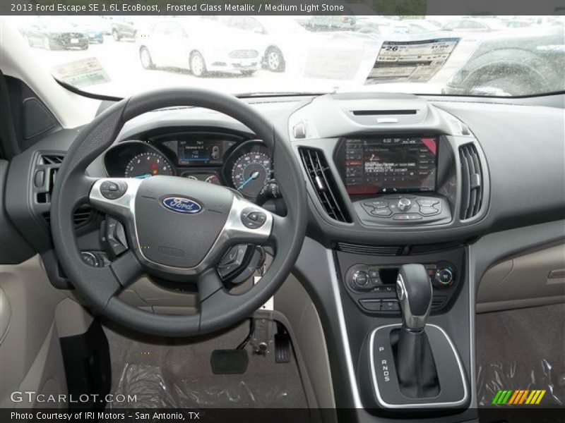 Frosted Glass Metallic / Medium Light Stone 2013 Ford Escape SE 1.6L EcoBoost