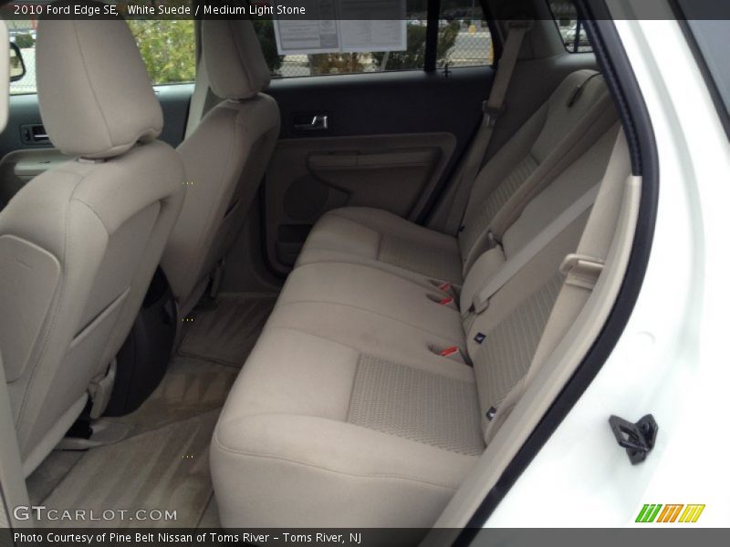 White Suede / Medium Light Stone 2010 Ford Edge SE