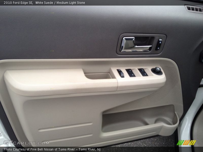 White Suede / Medium Light Stone 2010 Ford Edge SE