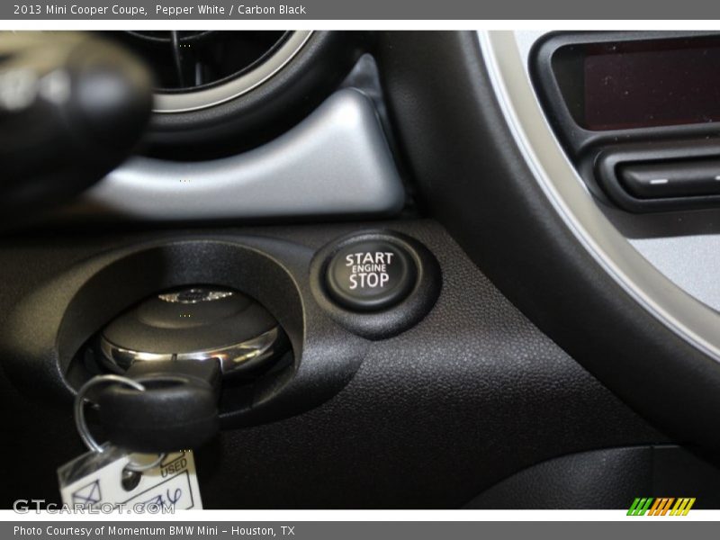 Pepper White / Carbon Black 2013 Mini Cooper Coupe