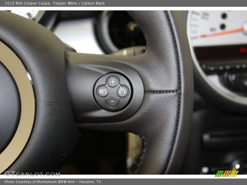 Pepper White / Carbon Black 2013 Mini Cooper Coupe