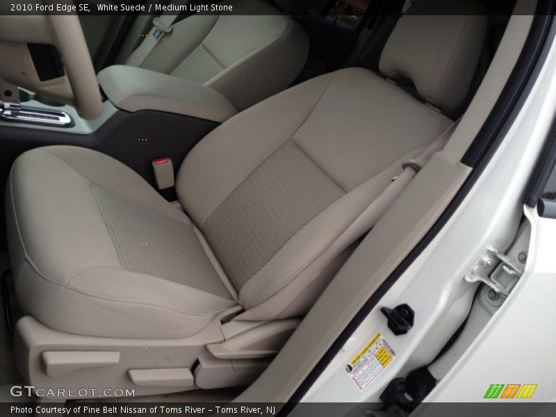 White Suede / Medium Light Stone 2010 Ford Edge SE