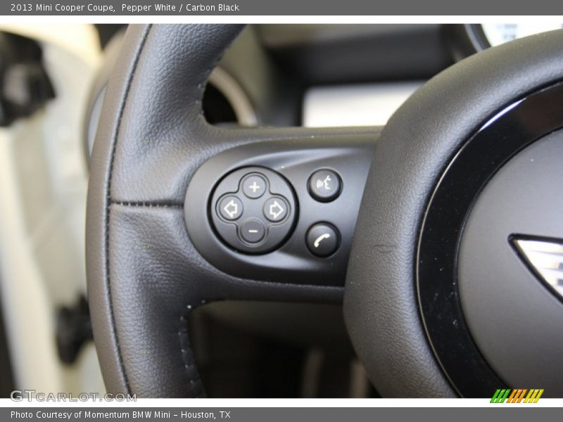 Pepper White / Carbon Black 2013 Mini Cooper Coupe