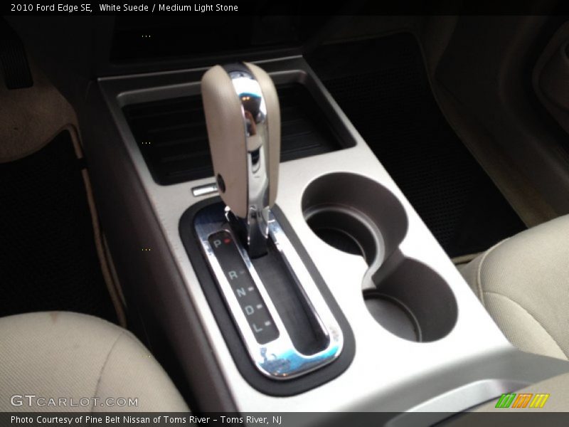 White Suede / Medium Light Stone 2010 Ford Edge SE