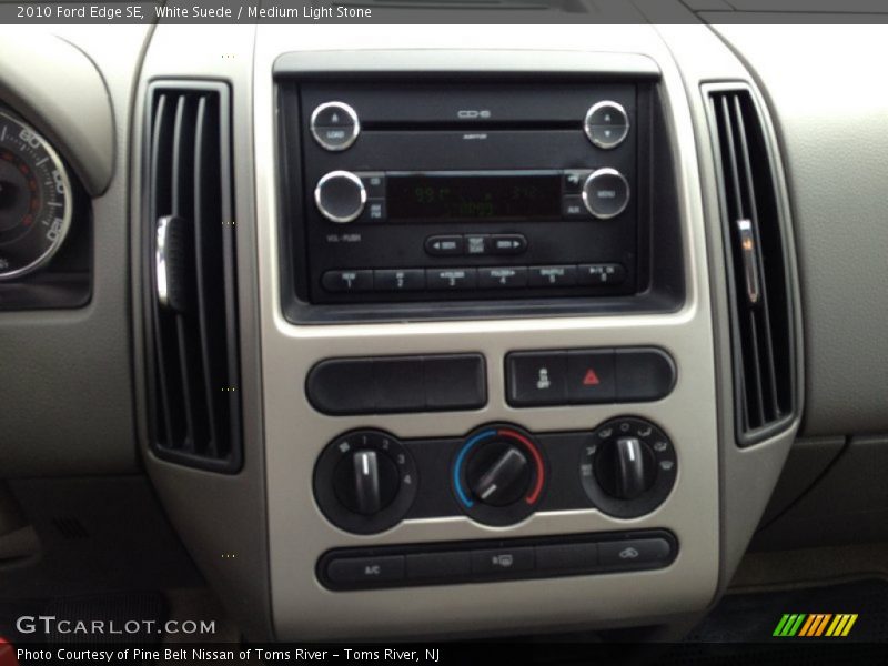 White Suede / Medium Light Stone 2010 Ford Edge SE