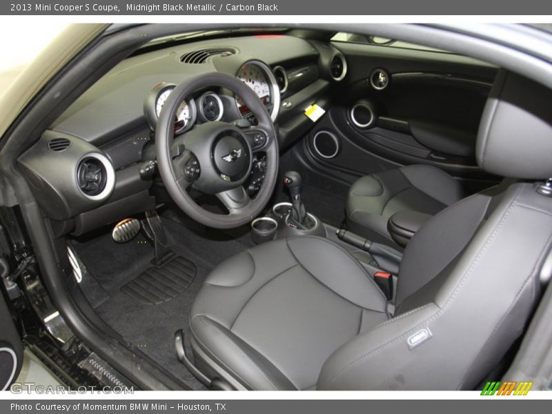 Midnight Black Metallic / Carbon Black 2013 Mini Cooper S Coupe