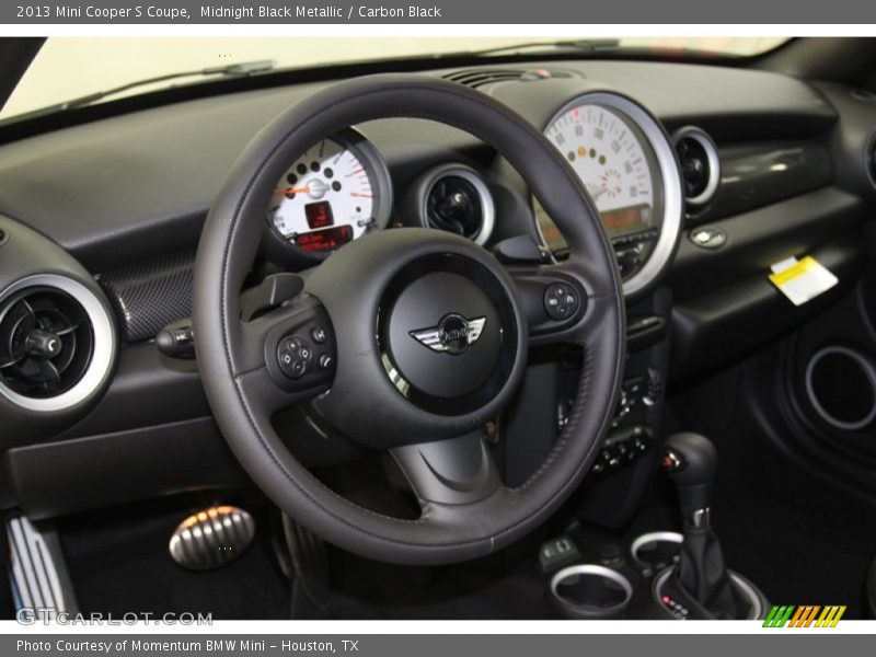 Midnight Black Metallic / Carbon Black 2013 Mini Cooper S Coupe
