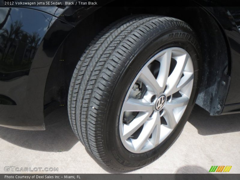 Black / Titan Black 2012 Volkswagen Jetta SE Sedan