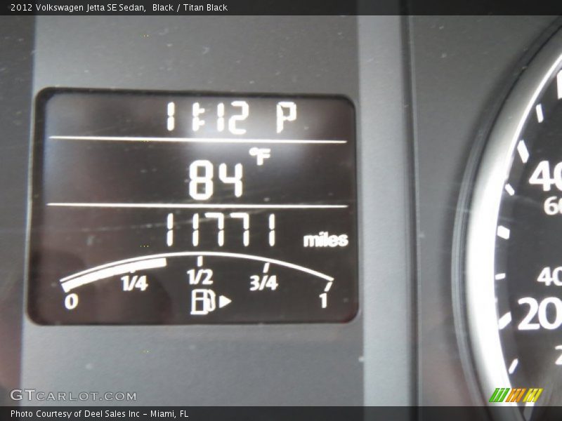 Black / Titan Black 2012 Volkswagen Jetta SE Sedan