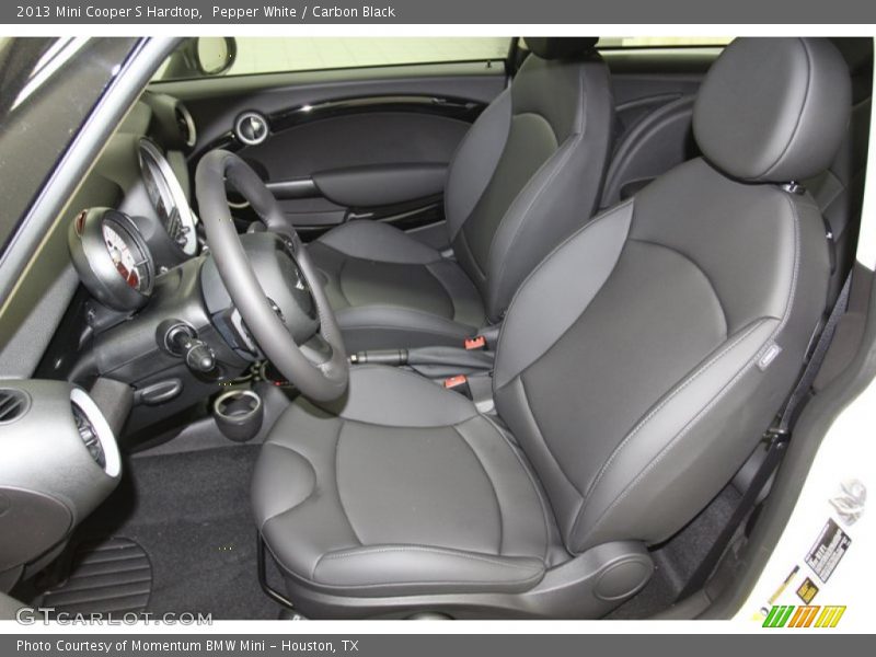 Pepper White / Carbon Black 2013 Mini Cooper S Hardtop