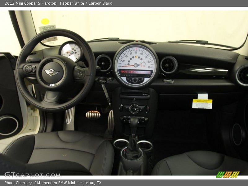 Pepper White / Carbon Black 2013 Mini Cooper S Hardtop
