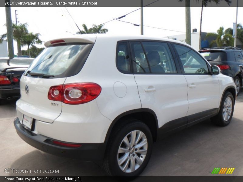 Candy White / Charcoal 2010 Volkswagen Tiguan S