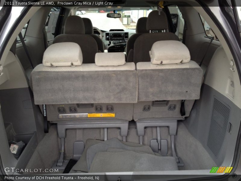 Predawn Gray Mica / Light Gray 2011 Toyota Sienna LE AWD