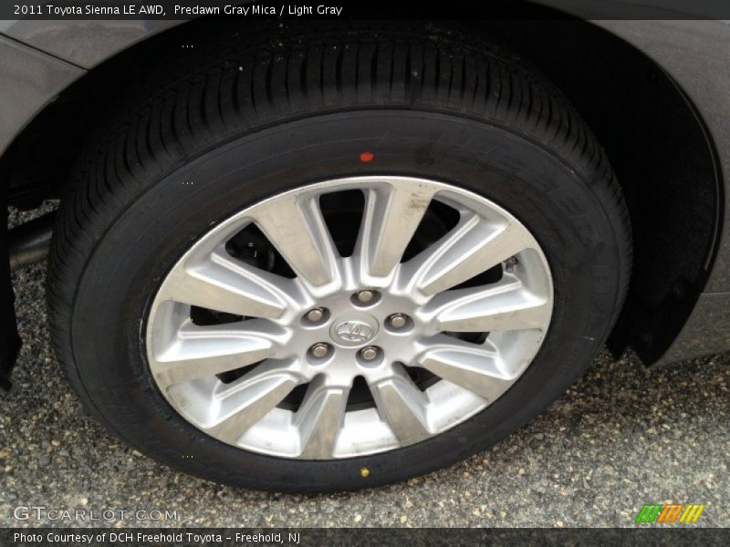  2011 Sienna LE AWD Wheel