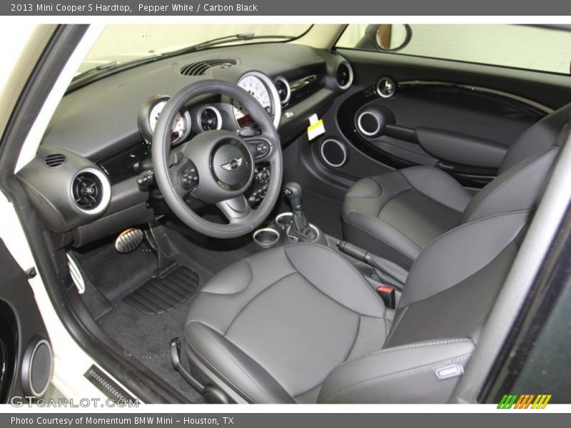 Pepper White / Carbon Black 2013 Mini Cooper S Hardtop