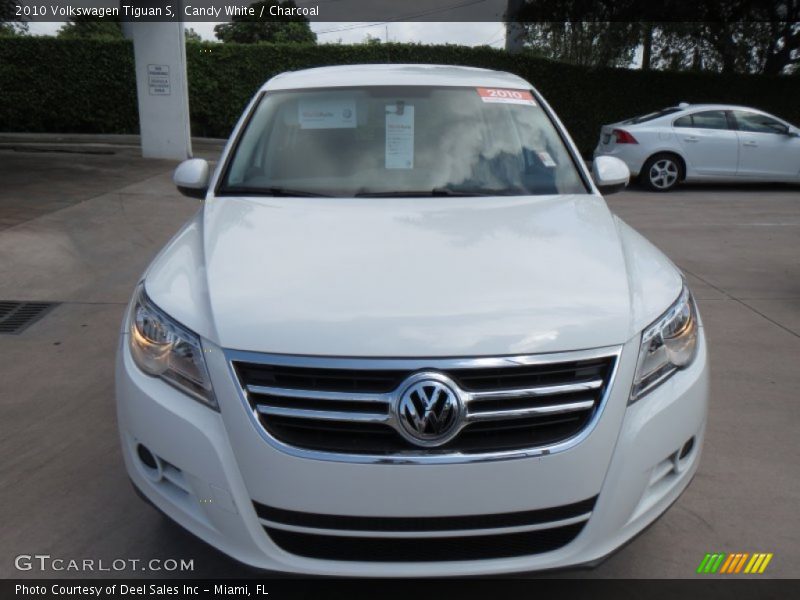 Candy White / Charcoal 2010 Volkswagen Tiguan S