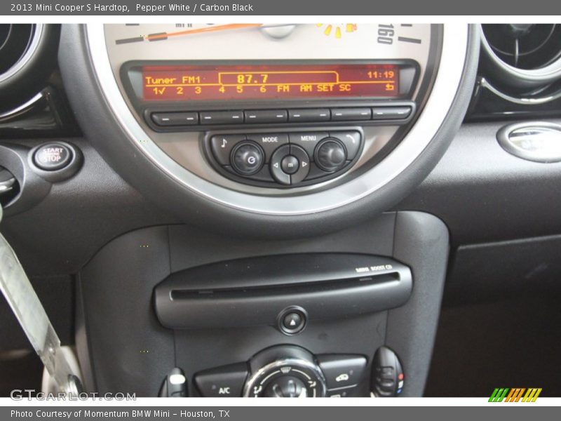 Pepper White / Carbon Black 2013 Mini Cooper S Hardtop