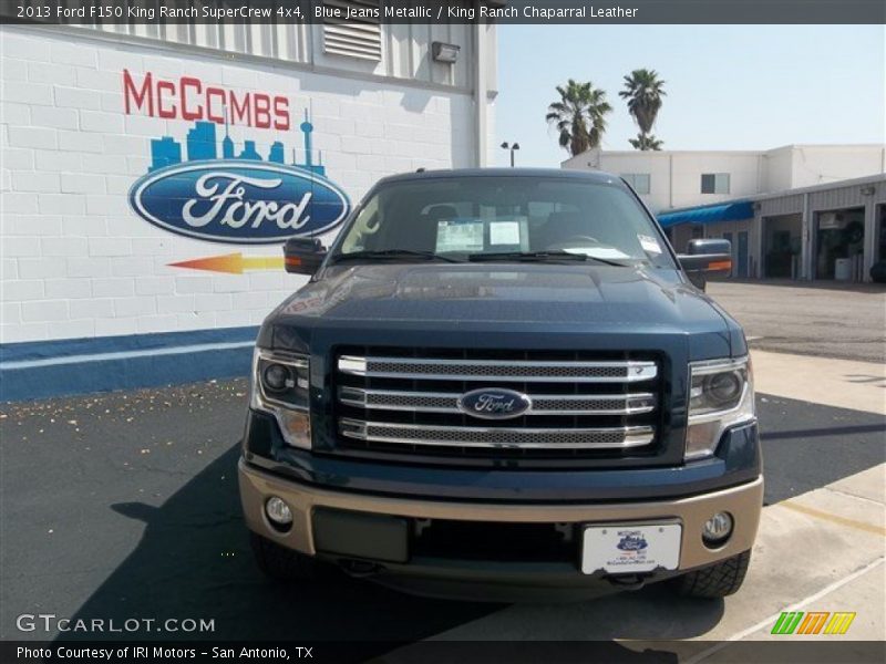 Blue Jeans Metallic / King Ranch Chaparral Leather 2013 Ford F150 King Ranch SuperCrew 4x4