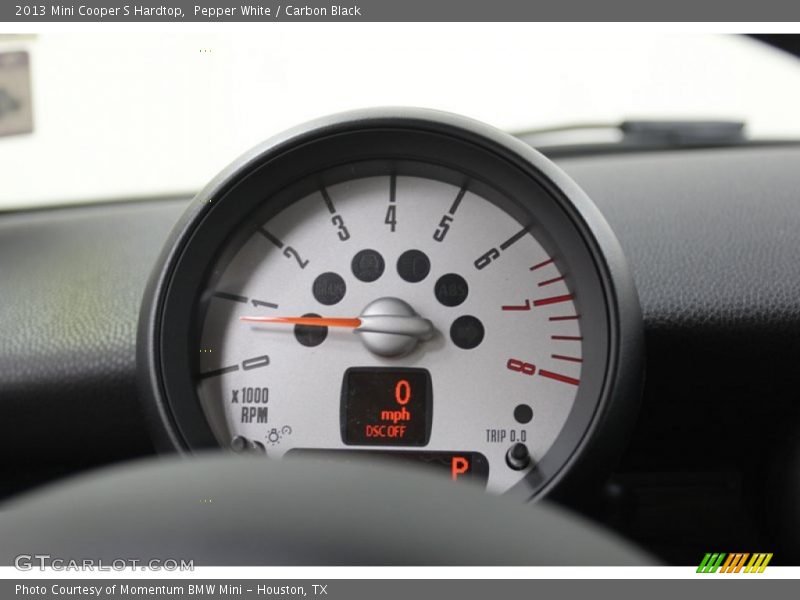 Pepper White / Carbon Black 2013 Mini Cooper S Hardtop