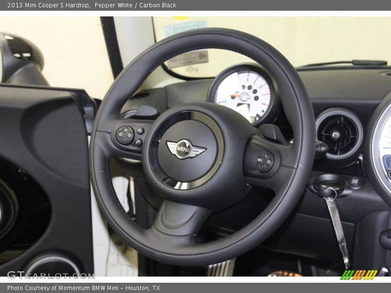 Pepper White / Carbon Black 2013 Mini Cooper S Hardtop
