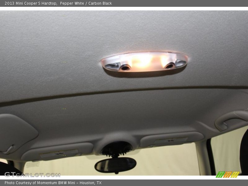 Pepper White / Carbon Black 2013 Mini Cooper S Hardtop