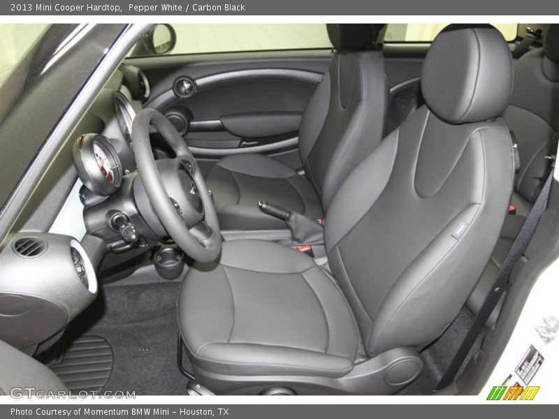 Pepper White / Carbon Black 2013 Mini Cooper Hardtop