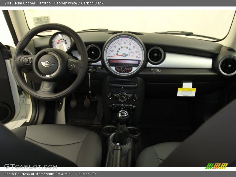 Pepper White / Carbon Black 2013 Mini Cooper Hardtop
