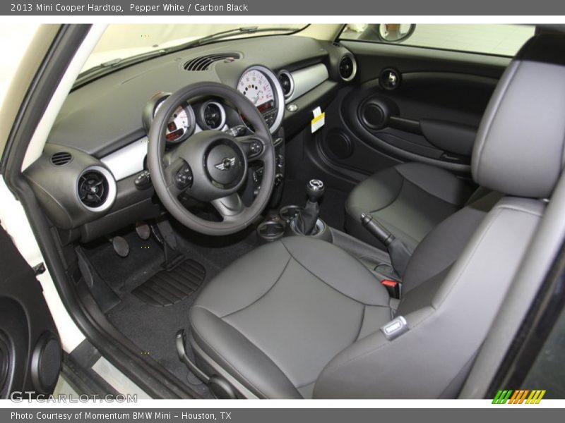 Pepper White / Carbon Black 2013 Mini Cooper Hardtop