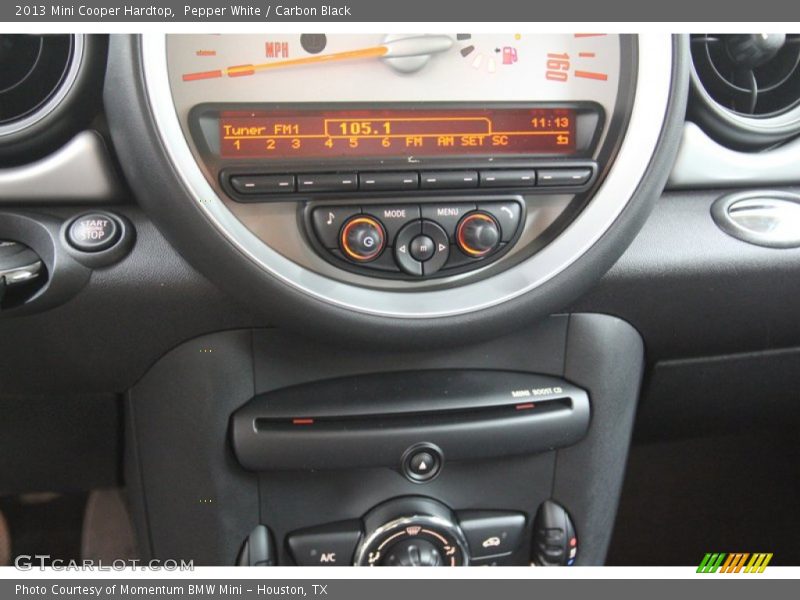 Pepper White / Carbon Black 2013 Mini Cooper Hardtop
