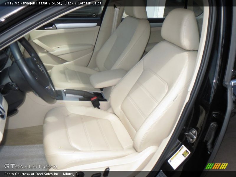 Black / Cornsilk Beige 2012 Volkswagen Passat 2.5L SE