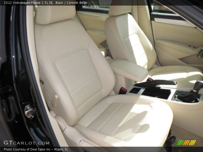 Black / Cornsilk Beige 2012 Volkswagen Passat 2.5L SE