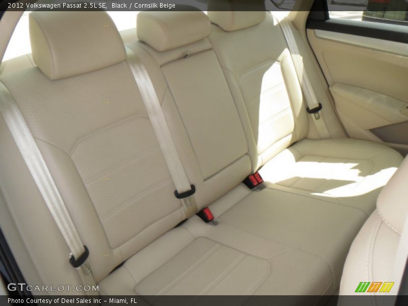 Black / Cornsilk Beige 2012 Volkswagen Passat 2.5L SE