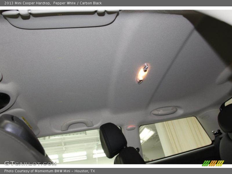 Pepper White / Carbon Black 2013 Mini Cooper Hardtop