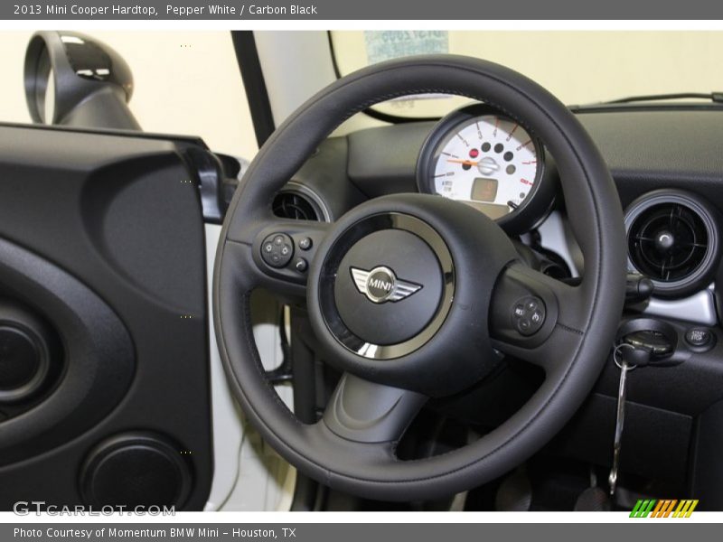 Pepper White / Carbon Black 2013 Mini Cooper Hardtop